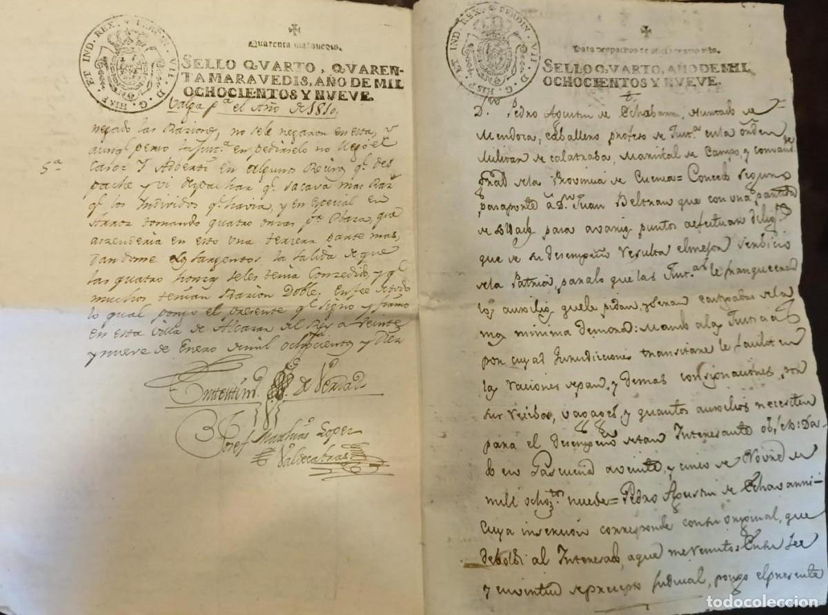 Livros em segunda m&atilde;o: (Manuscrito) Averiguaci&oacute;n del paradero del coronel Juan Beltr&aacute;n, comandante de una partida de catala