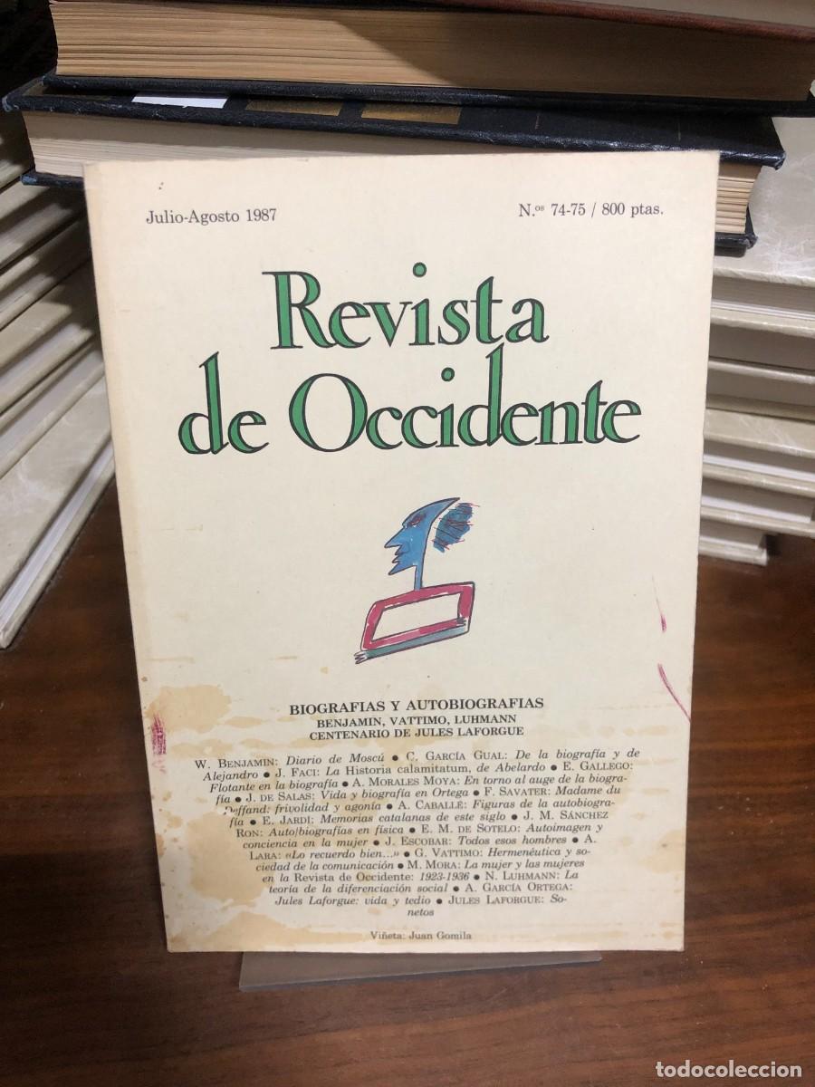 Libros: Revista de Occidente (N.&ordm; 74-75)