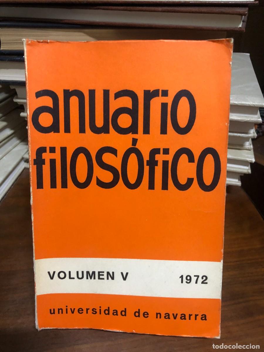 Libros: Anuario Filos&oacute;fico (Volumen V, 1972) Universidad de Navarra