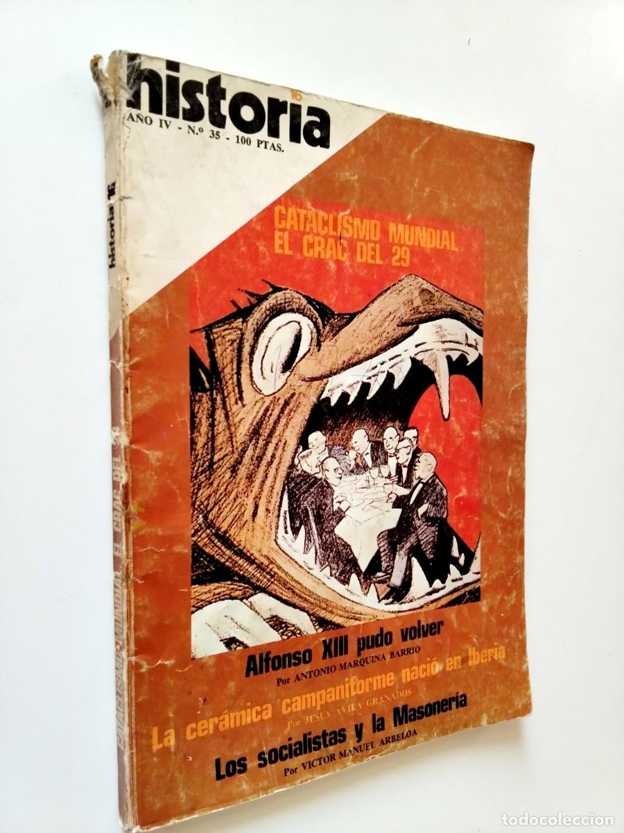Libros: VV. AA. - Cataclismo mundial: el crac del 29. Alfonso XIII pudo volver (Historia 16, A&ntilde;o IV, n&ordm; 35)