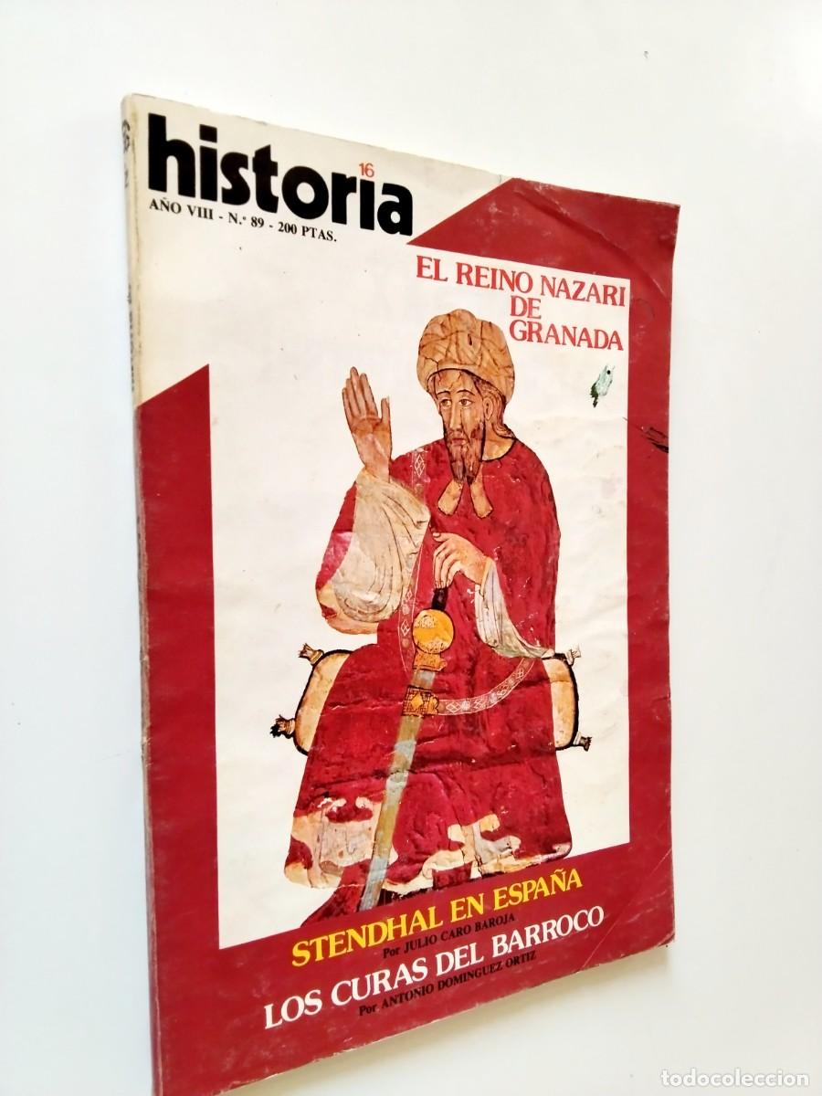 Livres: VV. AA. - El reino nazar&iacute; de Granada. Stendhal en Espa&ntilde;a. Los curas del Barroco (Historia 16, A&ntilde;o VI
