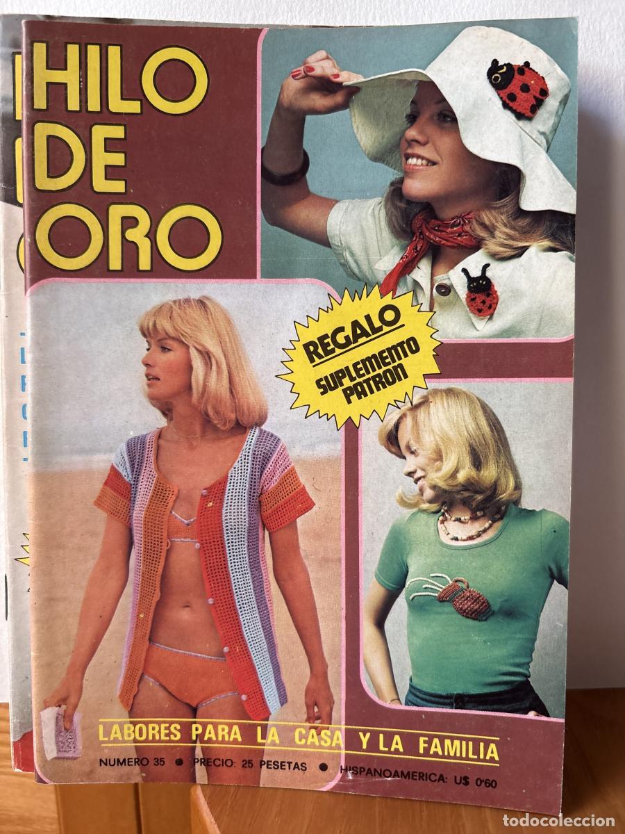 Libros: HILO DE ORO. LABORES PARA LA CASA Y LA FAMILIA. N&ordm;35 - TDK764