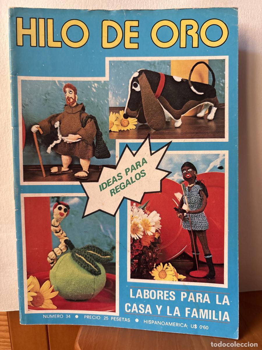 Libros: HILO DE ORO. LABORES PARA LA CASA Y LA FAMILIA. N&ordm;34 - TDK764
