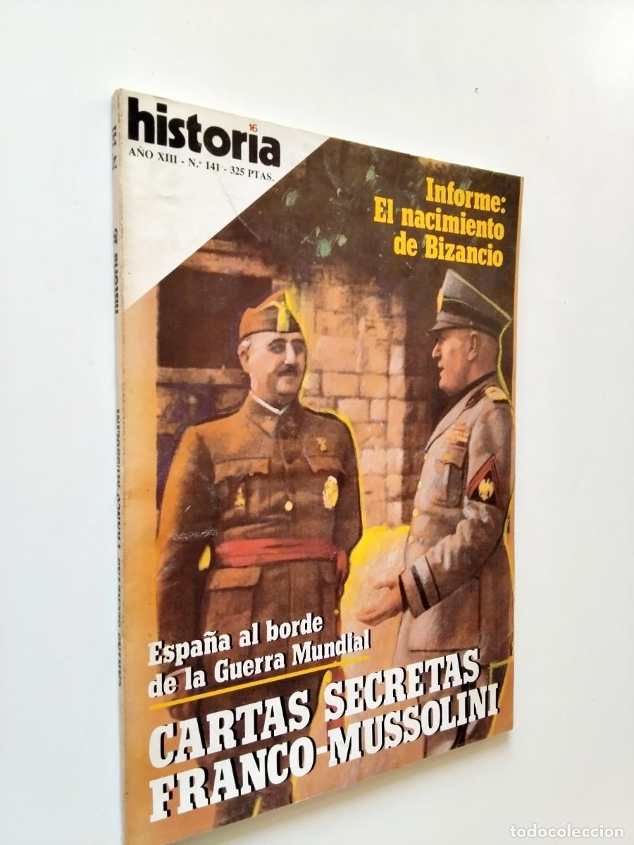Livres: VV. AA. - Cartas secretas Franco-Mussolini. Informe: El nacimiento de Bizancio (Historia 16, A&ntilde;o XII