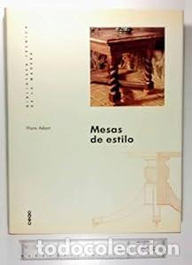Libros: Mesas de estilo. - Hans Adam. TDK887