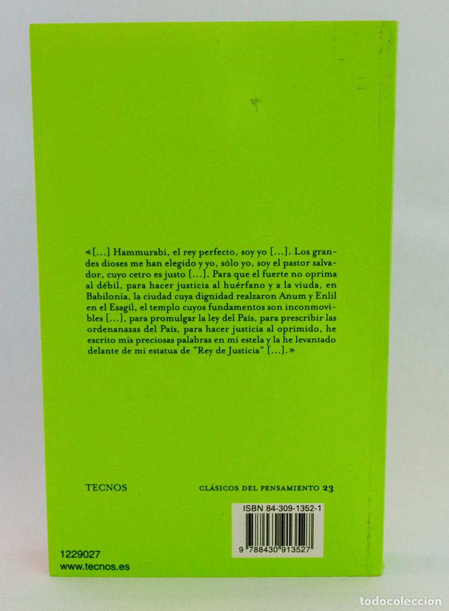 Libros: Codigo de Hammurabi, Clasicos del pensamiento - Foto 2