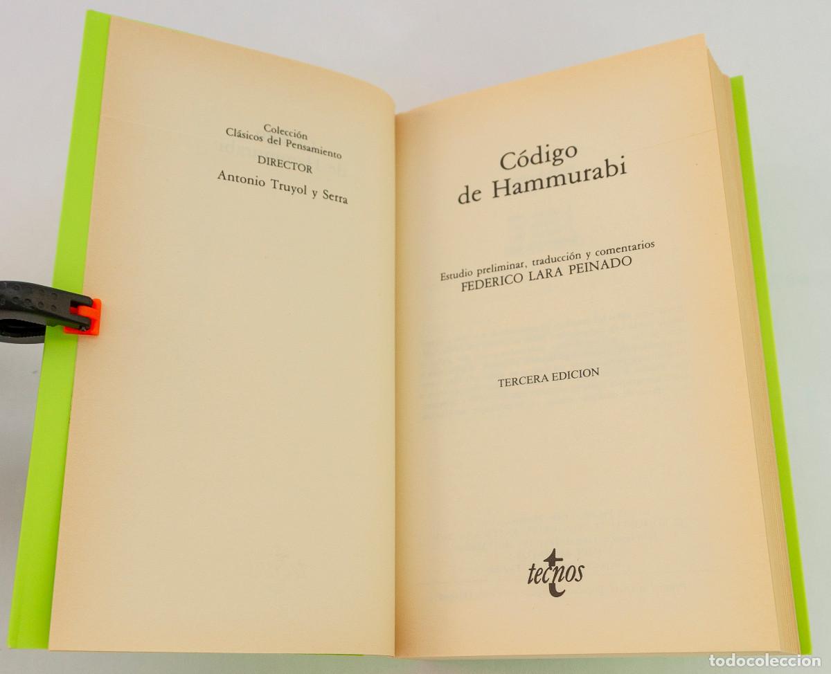 Libros: Codigo de Hammurabi, Clasicos del pensamiento - Foto 5