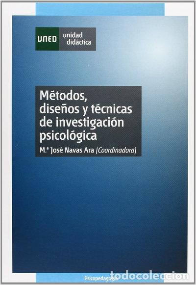 Libri di seconda mano: M&eacute;todos, dise&ntilde;os y t&eacute;cnicas de investigaci&oacute;n psicol&oacute;gica- 9788436244960