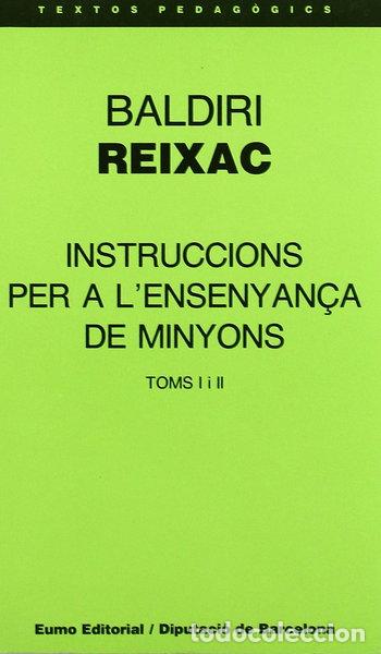 Libros: Instruccions per a l'ensenyan&ccedil;a de minyons- 9788476022702