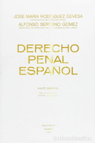 Libros: Derecho penal espa&ntilde;ol- 9788481551136