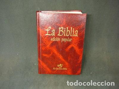 Libros: La Biblia, edici&oacute;n popular bolsillo, carton&eacute;- 9788471519269