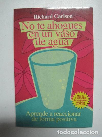 Libros: No te ahogues en un vaso de agua- 9788461144181