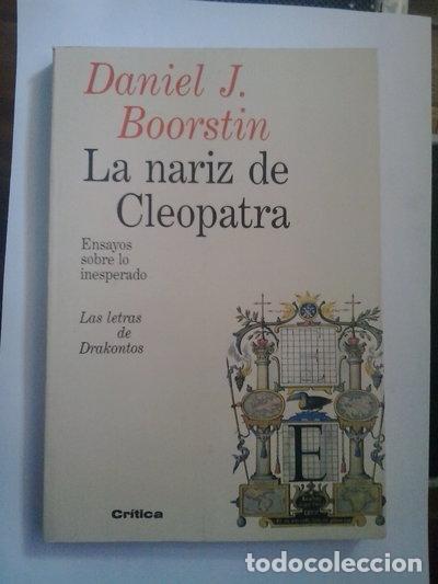 Livros em segunda m&atilde;o: La nariz de Cleopatra- 9788474237559