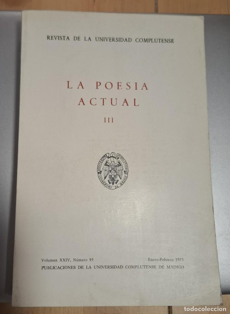 B&uuml;cher: VV.AA. - LA POES&Iacute;A ACTUAL III