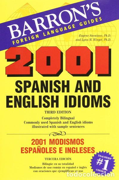 Libros: 2001 Spanish and English Idioms- 9780764137440