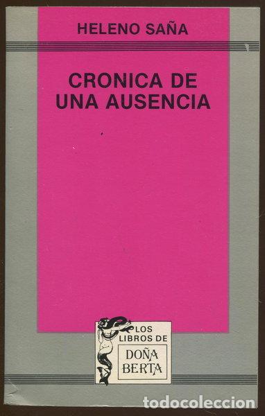 Libros: Cr&oacute;nica de una ausencia- 9788486568054