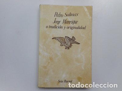 Libros: Jorge Manrique o tradici&oacute;n y originalidad- 9788432238192