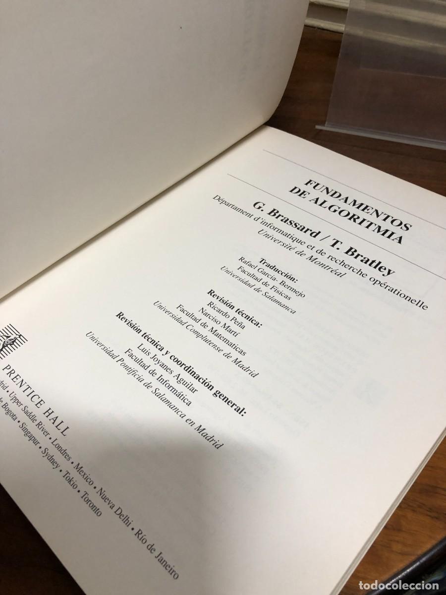 Libros: Fundamentos de Algoritmia G. Brassard, P. Bratley - Foto 5