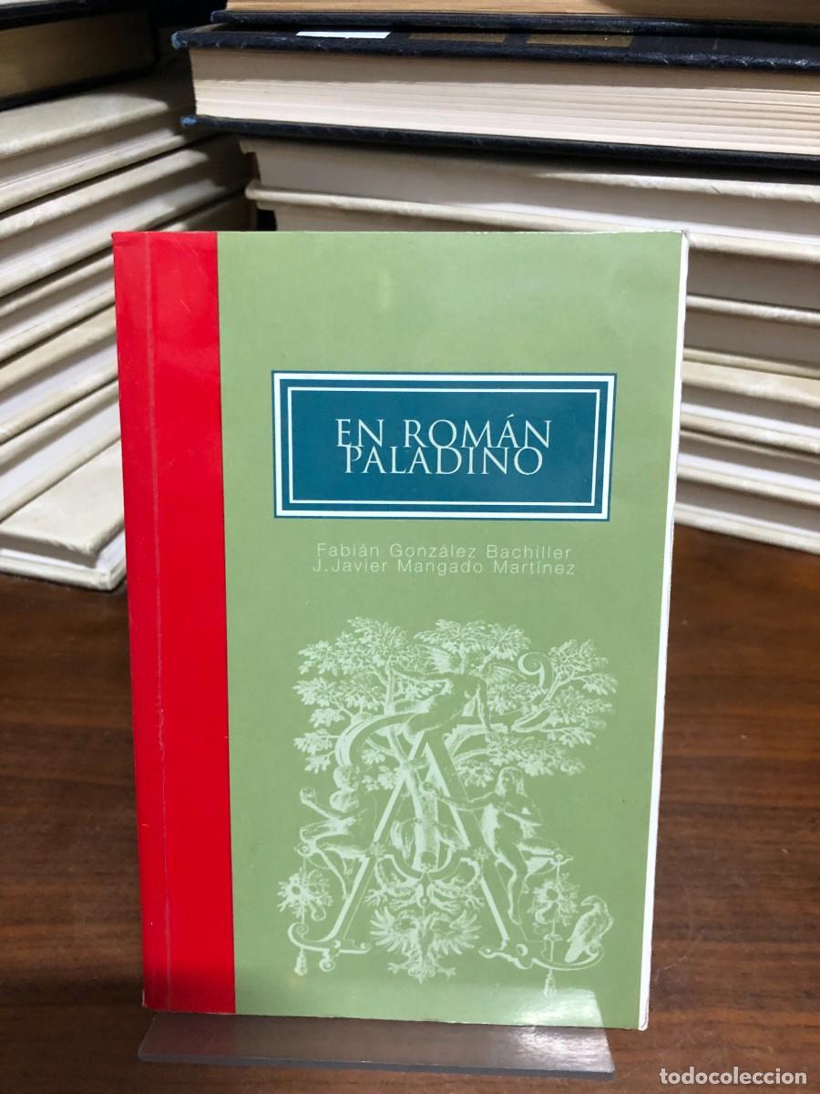 Libros: En rom&aacute;n paladino Fabi&aacute;n Gonz&aacute;lez Bachiller / J. Javier Mangado Mart&iacute;nez