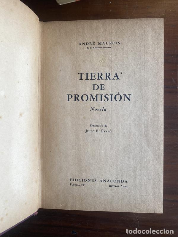 Livros em segunda m&atilde;o: Tierra de Promision - Maurois Andre