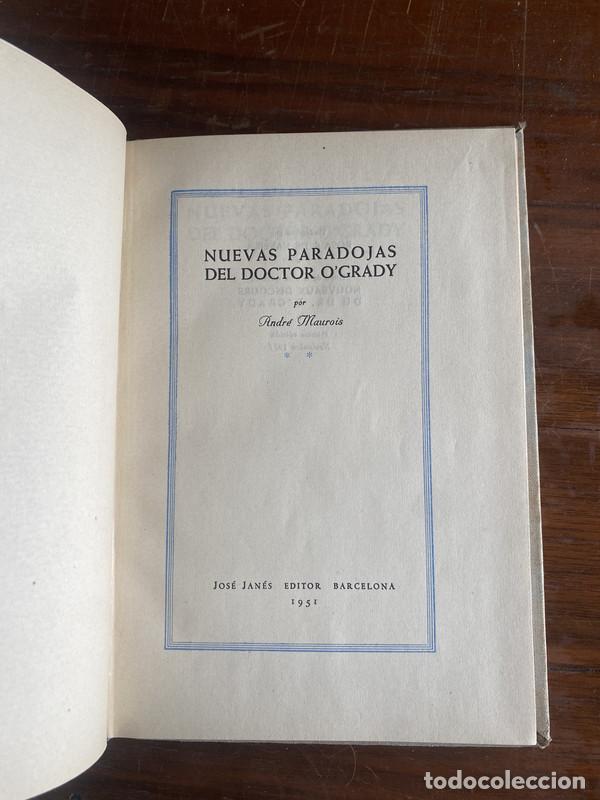 books: Nuevas paradojas del Doctor O'Grady - Maurois Andre