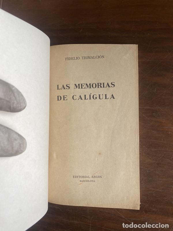 Libros: Las memorias de Caligula - Trimalcion Fidelio