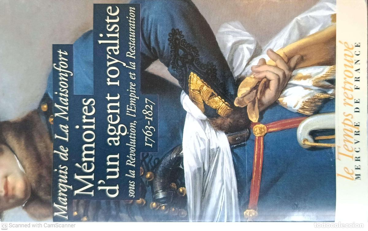 books: M&eacute;moires d'un agent royaliste - Maiquis de la Maisonfort