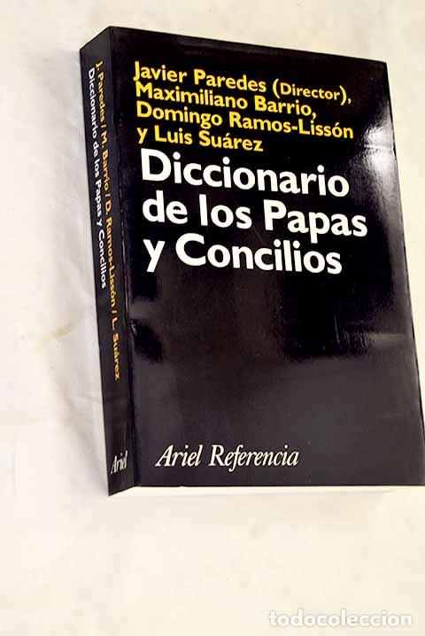 Libros: Diccionario de los papas y concilios