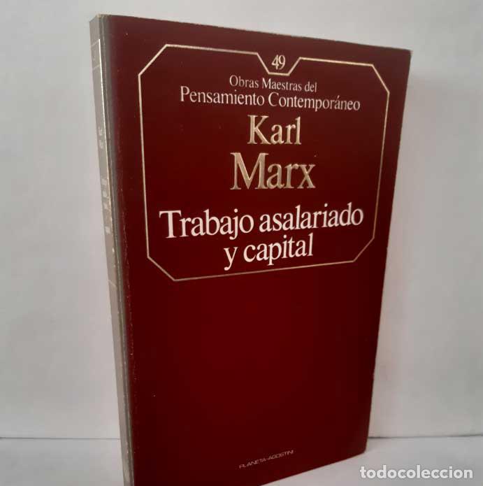Libros: TRABAJO ASALARIADO Y CAPITAL - MARX, KARL