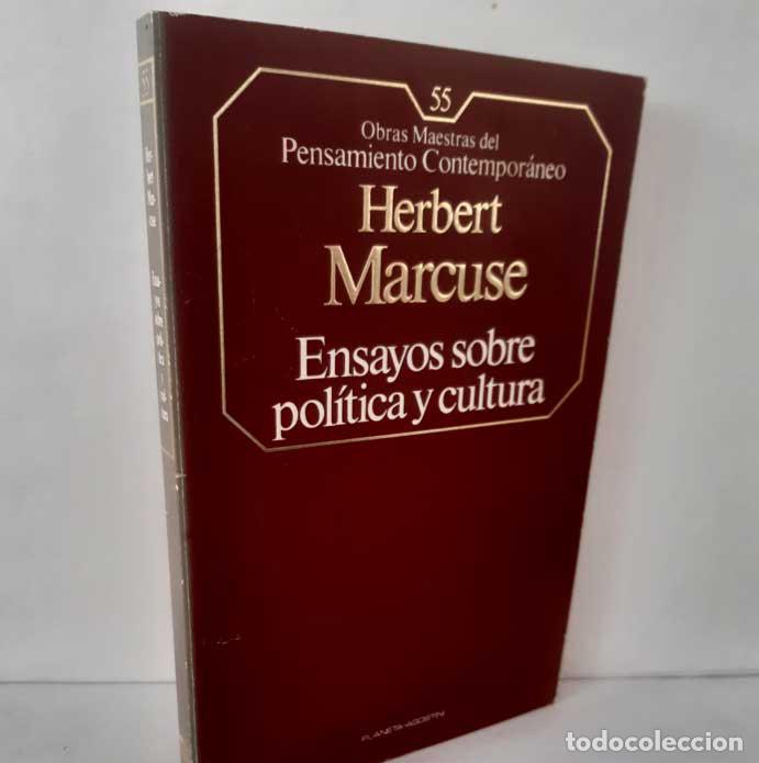 Livres: ENSAYOS SOBRE POL&Iacute;TICA Y CULTURA - MARCUSE, HERBERT