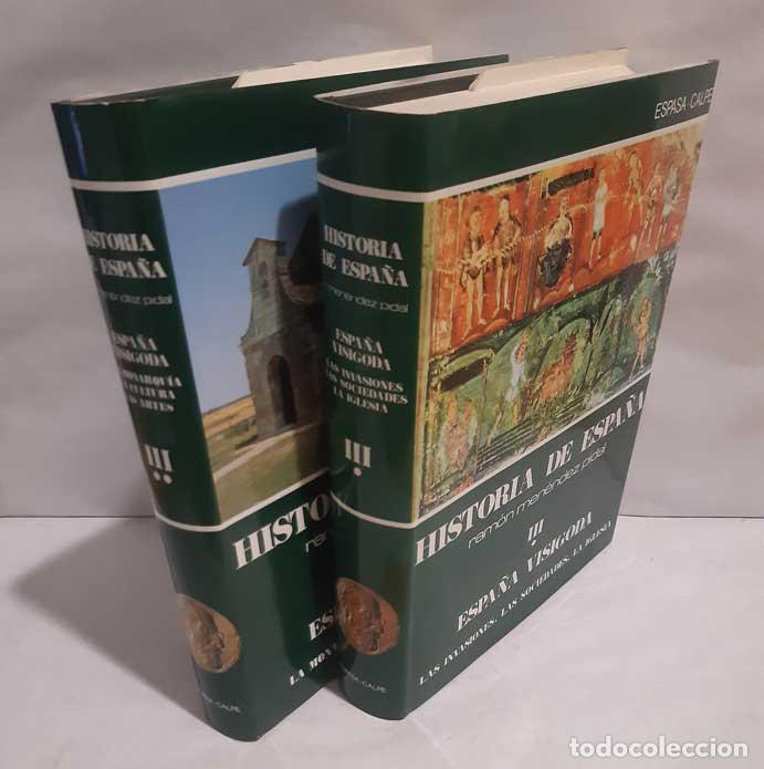 Livres: HISTORIA DE ESPA&Ntilde;A MEN&Eacute;NDEZ PIDAL III ESPA&Ntilde;A VISIGODA (2 TOMOS) - D&Iacute;AZ Y D&Iacute;AZ, MANUEL - P&Eacute;REZ PRENDE