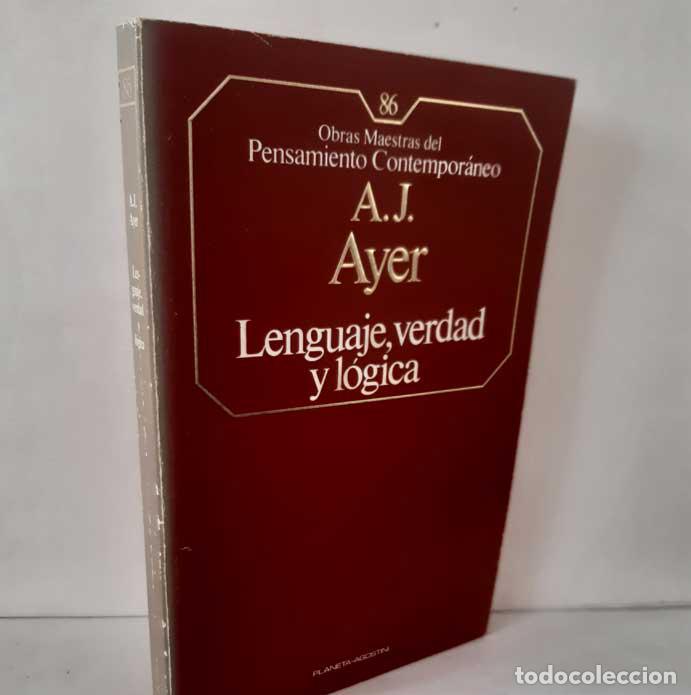 Libri di seconda mano: LENGUAJE, VERDAD Y L&Oacute;GICA - AYER, A. J.