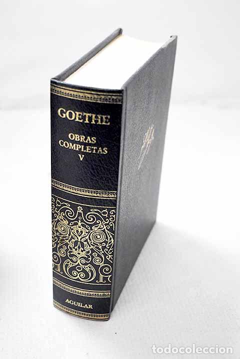 Livres: Obras completas, Tomo V.- Goethe, Johann Wolfgang von