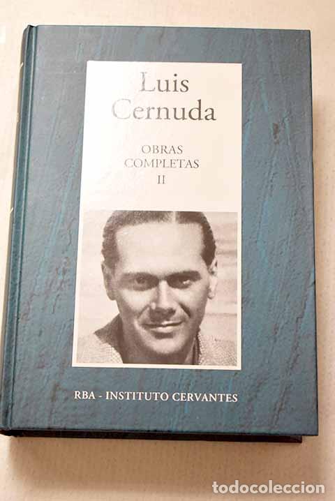 Livres: Obras completas, Tomo II.- Cernuda, Luis