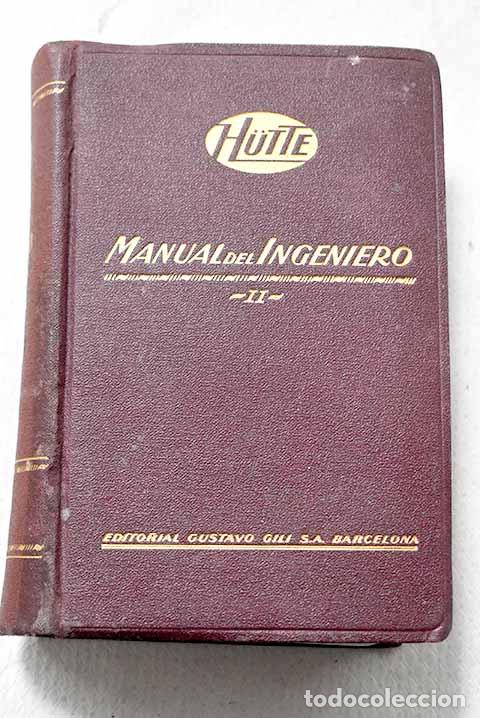Livres: Manual del ingeniero, Tomo II