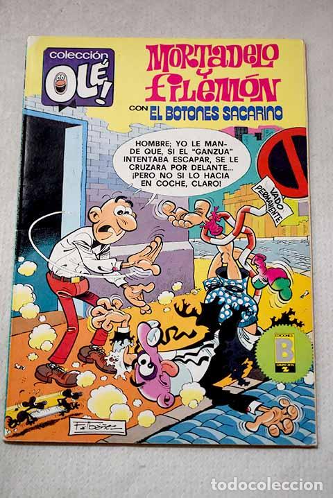 Libros: Mortadelo y filem&oacute;n : con el botones sacarino.- Ib&aacute;&ntilde;ez, F.