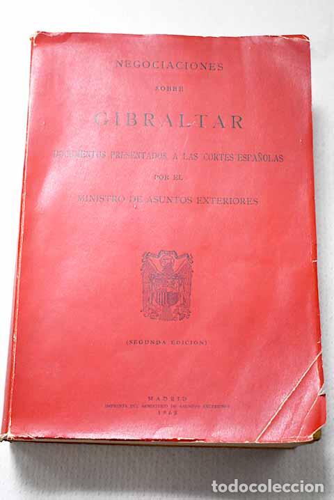 books: Negociaciones sobre Gibraltar