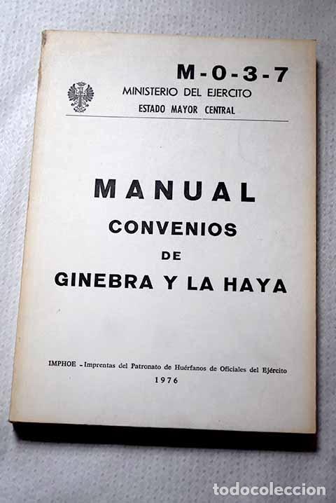 books: Manual convenios de Ginebra y La Haya