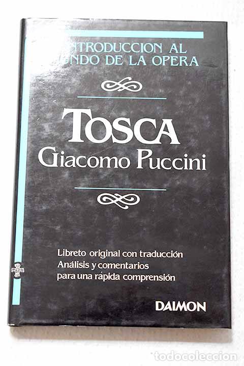Livros em segunda m&atilde;o: Tosca: libreto original en italiano.- Giacosa, Giuseppe