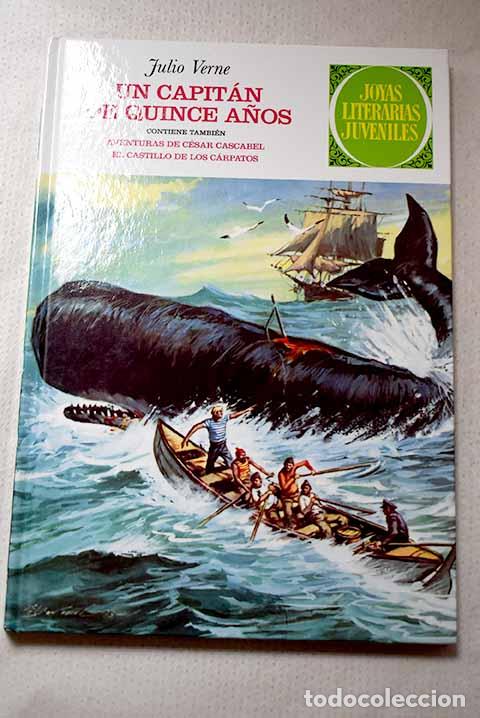 Libros: Un capit&aacute;n de quince a&ntilde;os ; Aventuras de C&eacute;sar Cascabel ; El castillo de los C&aacute;rpatos