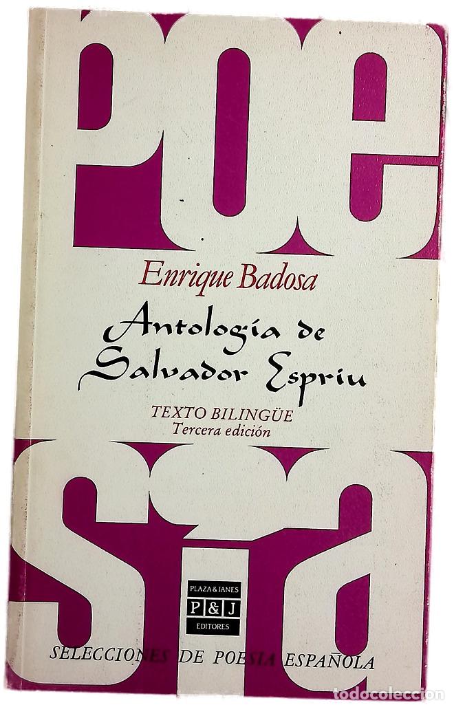 Libros: Antolog&iacute;a de Salvador Espriu