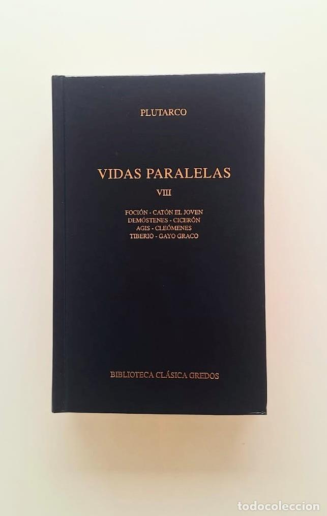 Libros: Vidas paralelas VIII, Plutarco, Gredos, Biblioteca cl&aacute;sica