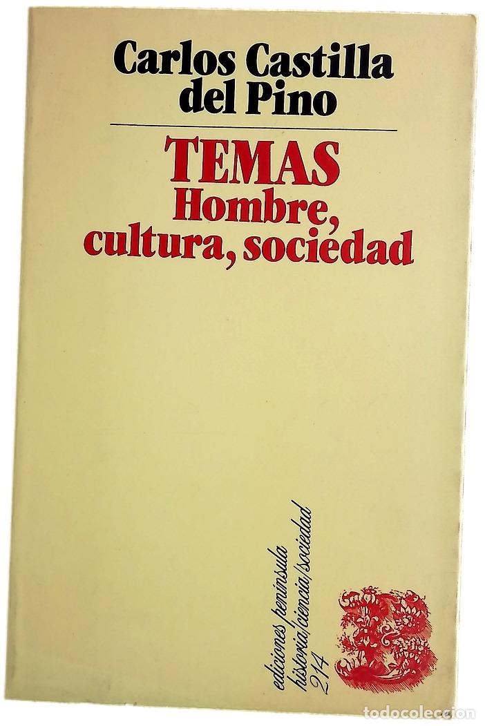 Libros: Temas hombre, cultura, sociedad