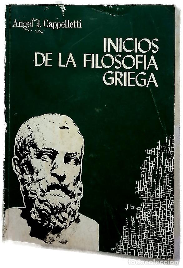 Libros: Inicios de la filosof&iacute;a griega