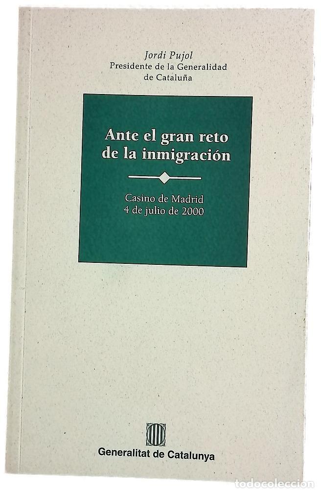Libros: Ante el gran reto de la inmigraci&oacute;n Casino de Madrid, 4 de julio de 2000