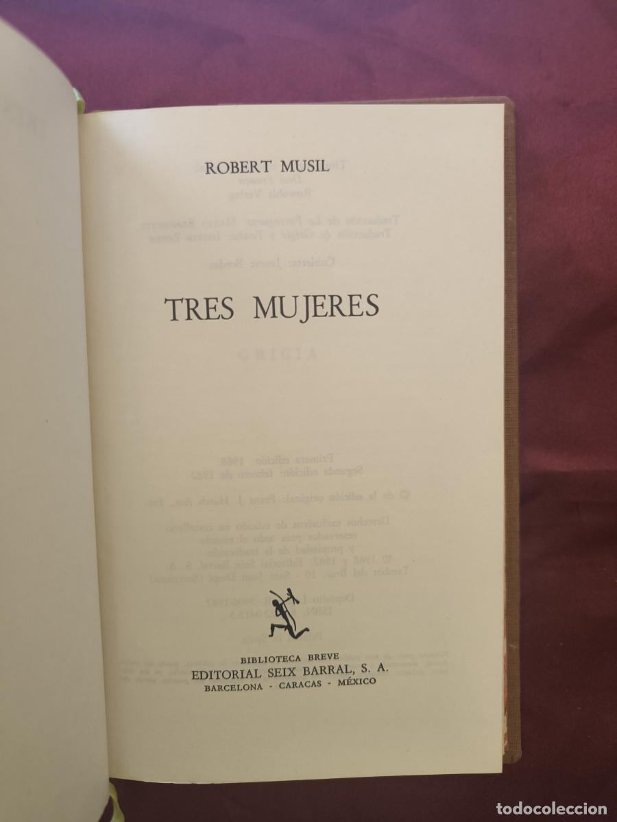 Libros: Tres mujeres - Robert Musil
