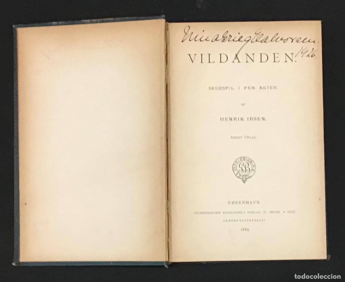 Libros: VILDANDEN. - IBSEN, Henrik. - COPENAGUE, 1884. SEGUNDA EDICI&Oacute;N.