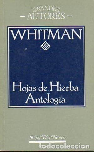Libros: HOJAS DE HIERBA Antolog&iacute;a - Whitman,Walt