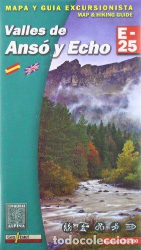 books: VALLES DE ANSO Y ECHO 1:25.000 (MAPA ALPINA) - Varios Autores