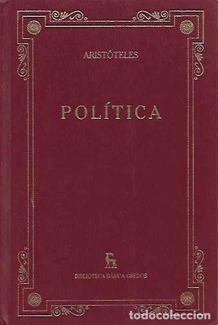 Libros: Pol&iacute;tica - Arist&oacute;teles
